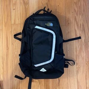 North Face Resistor Backpack; Black, Yellow